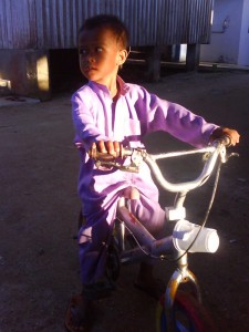 amru on his bike....